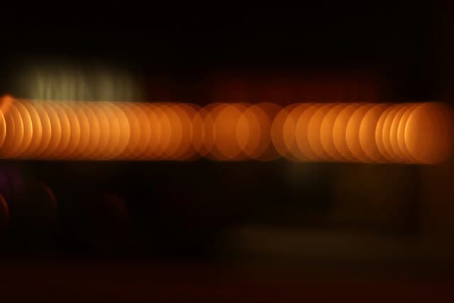 blurred lights