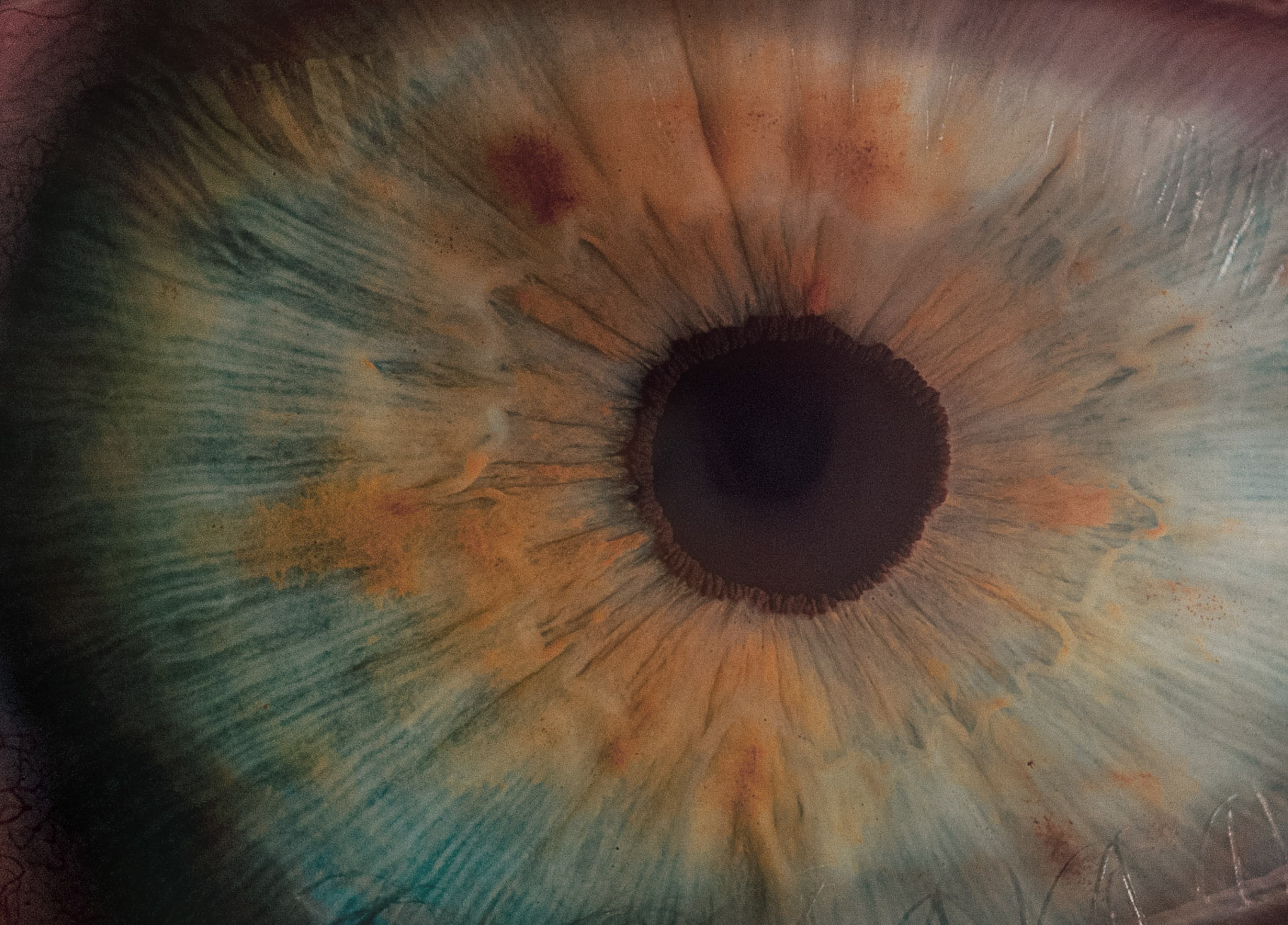 close up of eye