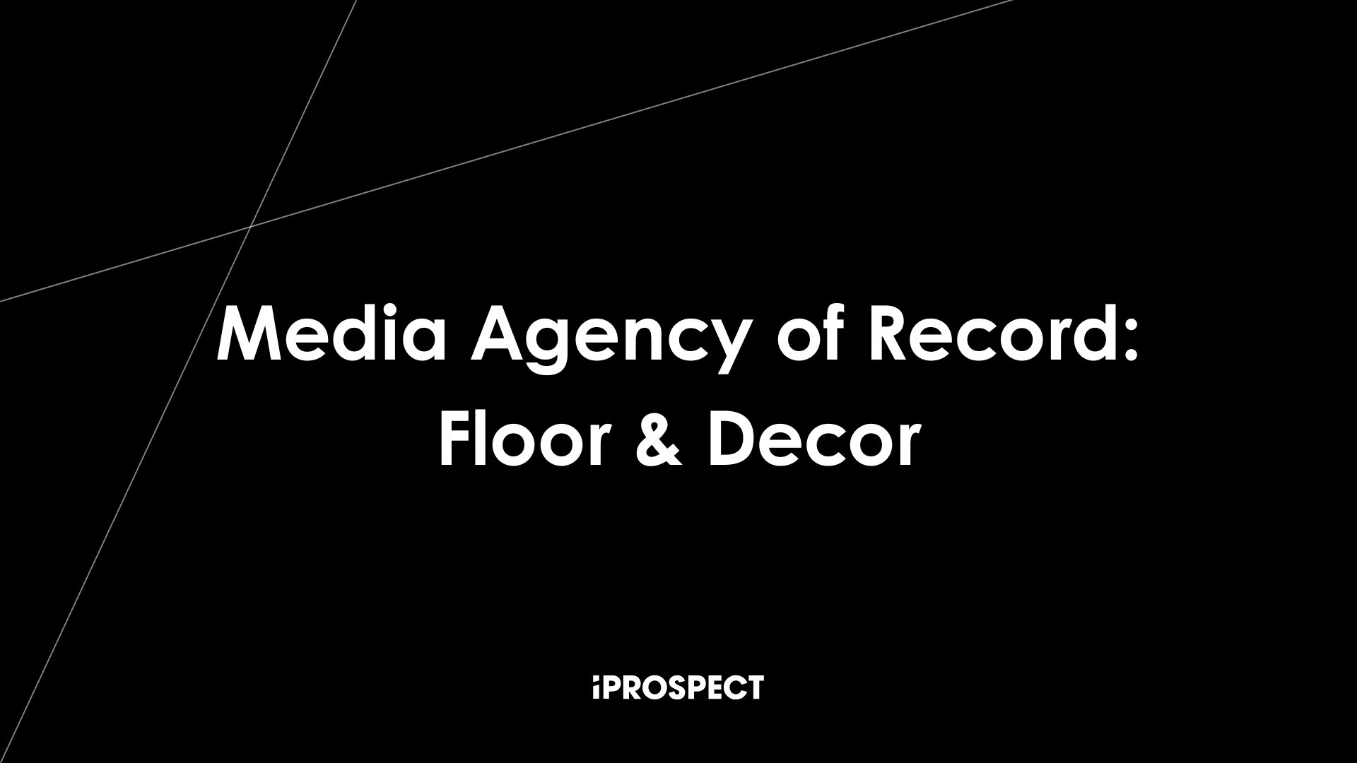 iProspect Named Media Agency of Record for Floor & Decor cover image